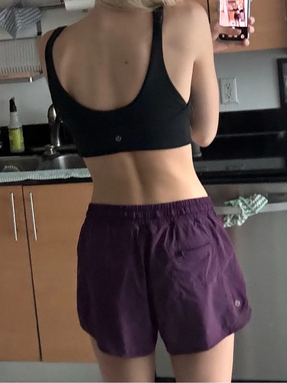 lululemon athletica Women's Athletic Shorts in Deep Purple